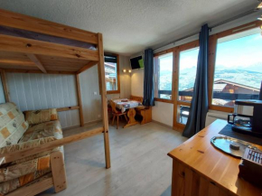 Studio cabine 23m² pour 3 pers, centre La Plagne, animaux admis - FR-1-353-120